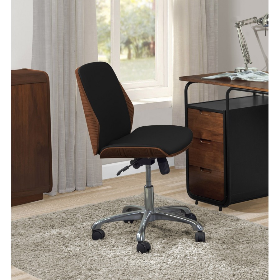 Curve Universal Faux Leather Seat Office Chair